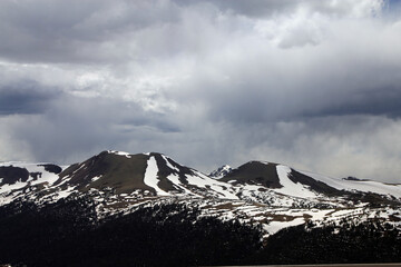 Rocky mountains park in Colorado, USA