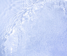 Soft focus cosmetic moisturizer water toner or emulsion green herbal extrac abstract background