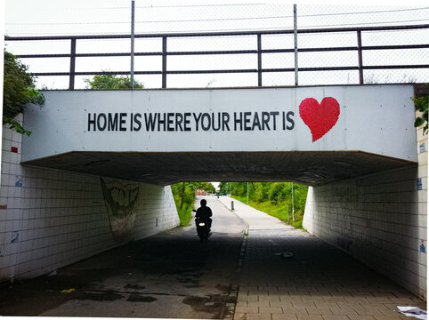 Home is where your heart is, bridge in Risengaard, Malmo
