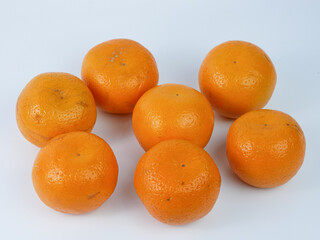 orange isolated on the white background