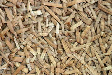 woven wood as background