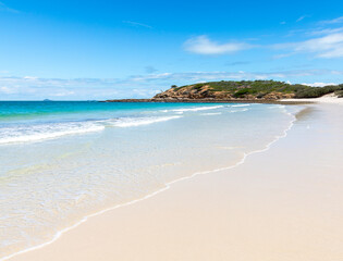Long Beach - Great Keppell Island - Queensland Australia. Located off the Capricorn coast this...