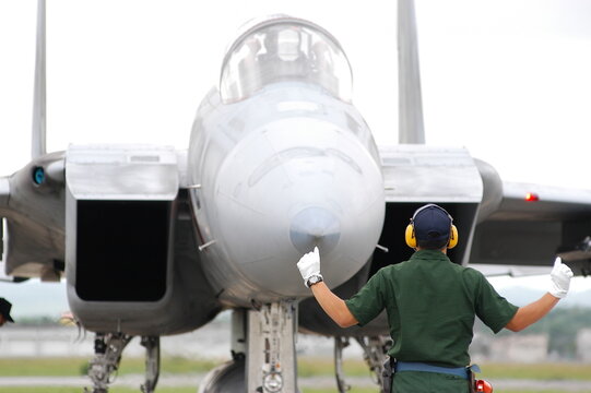 千歳基地に帰還したF-15イーグル戦闘機