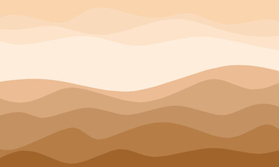 Wavy desert background