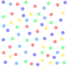 Random polka dot pattern