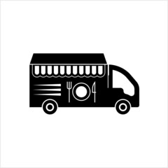 Food Delivery Truck Icon, Food Delivery Icon, Fast Delivery Icon