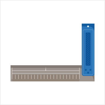 Try Square Icon, Right Angle Making And Checking Tool