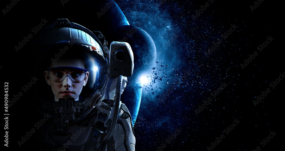 Canvas Prints astronaut and space exploration theme.