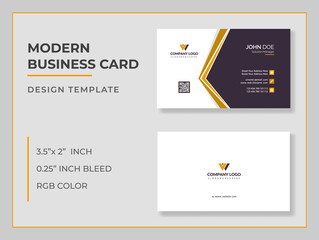 Creative and Clean Corporate Business Card Template