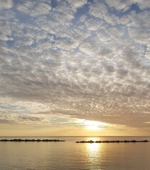 Obraz premium sunset over the sea