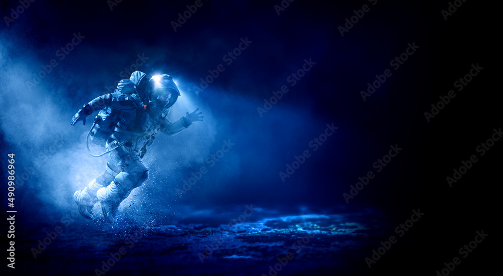 Canvas Prints astronaut on the other planet