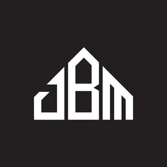 DBM letter logo design on black background. DBM creative initials letter logo concept. DBM letter design.