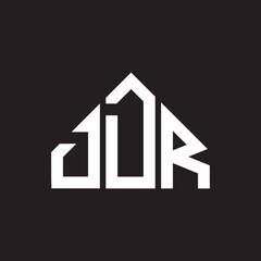 DDR letter logo design on black background. DDR creative initials letter logo concept. DDR letter design.