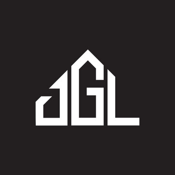 DGL letter logo design on black background. DGL creative initials letter logo concept. DGL letter design.
