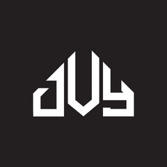 DVY letter logo design on black background. DVY creative initials letter logo concept. DVY letter design.