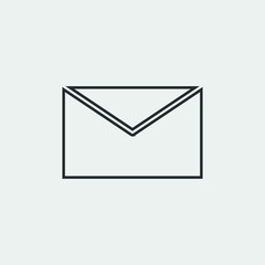 envelope icon  vector illustration and symbol for website and graphic design