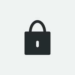 lock pad icon vector illustration and symbol for website and graphic design