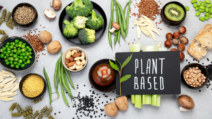 Food sources of plant based diet.