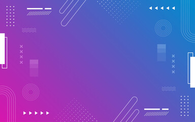 Geometric background with abstract shapes