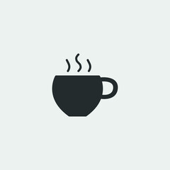 tea cup icon vector illustration and symbol for website and graphic design