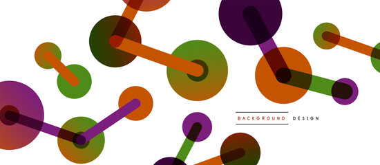 Network concept abstract background. Dots connection. Big data idea. Business template for wallpaper, banner, background or landing