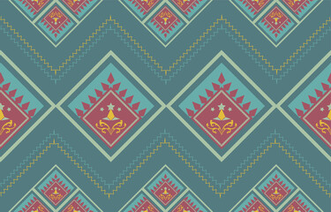 Ethnic seamless pattern. Traditional native style. design for background, illustration, wallpaper, fabric, texture vector