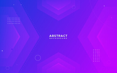 Gradient abstract background with different shapes