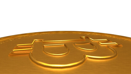 bitcoin gold wallpaper background texture 3d illustration render