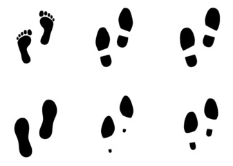 人間の足跡セット