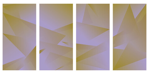 Modern abstract gradient geometric background cover
