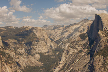 Autumnal natural landscape from Yosemite National Park, California, United States