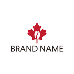 Maple leaf, Canadian Symbol Coffee Beans Icon Logo Symbol icon