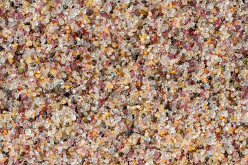 Namibia, pink grains of sand on the dunes, colorful background
