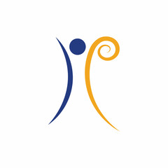 Human Healthy Life Logo template vector icon