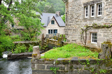 Pont Aven; France - may 16 2021 : picturesque old city