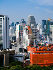 Naklejka premium city skyline