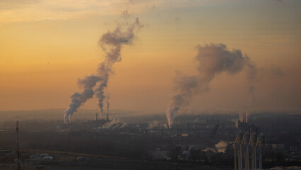 Obraz premium Indsutry on the Horizon - Industrial - Cleveland, Ohio