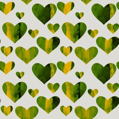 Seamless valentines pattern with hearts for postcard and gifts and cards 