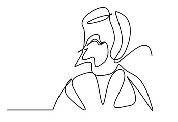 an old bearded fashionable wise man
