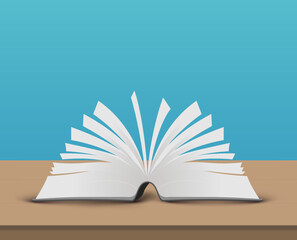 Open Book Suitable For Motion Graphics