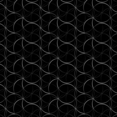 Fototapeta premium abstract panorama circle texture geometric design modern style seamless pattern