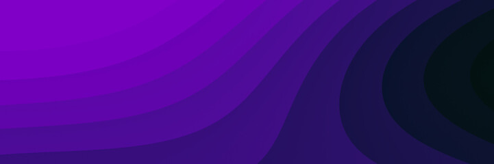 Abstract purple wave background. Gradient layers.