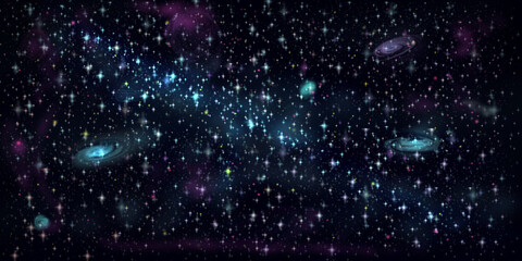 Obraz premium particles in space