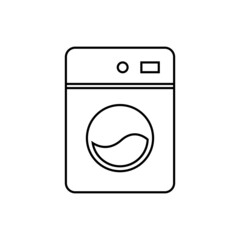 Washer icon in line style