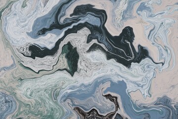 Abstract digital fluid art marble background 