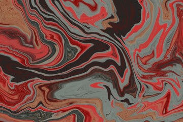 Abstract digital fluid art marble background 