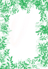 Green leaves texture. Beautiful gentle spring background with leaves