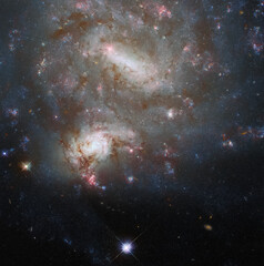 NASA/ESA/Hubble NGC 4496A and NGC 4496B