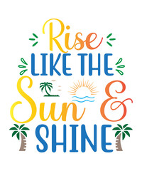 Beach svg t shirt, mug design