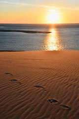 Frankreich - Düne von Pilat - Abendstimmung